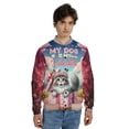 thumbnail image 4 of My Cat is My Valentine Cute Maine Coon in Gift Box All Over Print 3D Baseball Jacket Cat Lover Kitten Owner Gifts Bomber Jacket Softball - 3006, 4 of 6