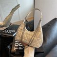 thumbnail image 5 of Bolso de hombro para mujer Bolso de axila de cuero PU Bolso casual plisado Crescentr (Blanco) Ndcxsfigh Para Estrenar, 5 of 5