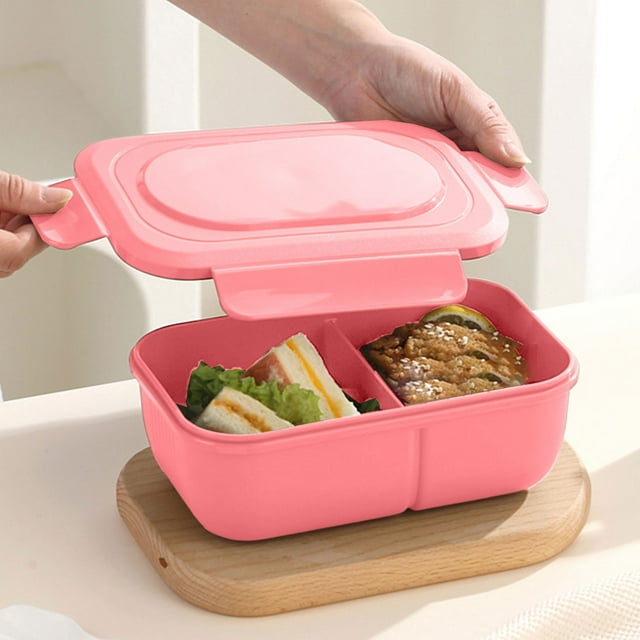 Boîte à Lunch en Silicone pour Micro-Ondes Boîte Bento à Lunch Boîte à Lunch à Teneur Réduite en Gras Boîtes à Lunch à Compartiments