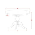 thumbnail image 5 of East West Furniture Irving 7 Piece Round Kitchen Set in Walnut Finish, 5 of 7