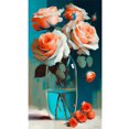thumbnail image 1 of Kit de pintura por números DIY flor mano aceite arte imagen artesanía decoración del hogar (H1108) Hugtrwg Para estrenar, 1 of 9