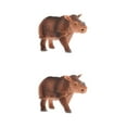thumbnail image 2 of Guardoinrt Interactive Simulation Animal Figures Model for Kids Educational Toys Rhinoceros 2Set, 2 of 6