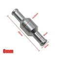 thumbnail image 1 of 6-12Mm Inline -Way Non-Return Check Valve Auminium Fuel Water Gas Air Vacuum 8Mm, 1 of 10
