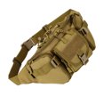 thumbnail image 2 of Yuarrent Riñonera con hebilla, cremallera multifuncional, impermeable, camuflaje, para hombre, riñonera, deporte, Camping, escalada al aire libre Mochilas de mochilero Marrón Yuarrent OD022570-02, 2 of 6