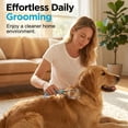 thumbnail image 7 of Dual Sided Shedding Blade for Cats & Dogs, Stainless Steel Shedding Blade Deshedding Tool, Curry Comb Pet Grooming Brush for Loose Hair Removal on Short & Long Coats, 7 of 7