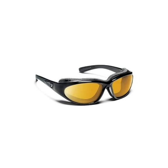 Bora Sharp View Yellow Sunglasses, Glossy Black - Medium & Extra Large
