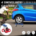 thumbnail image 5 of Yeshouse Wheel Dolly for Auto Repair - 4-Piece Set with Foot Pedal & 1500LBS Capacity, 5 of 6