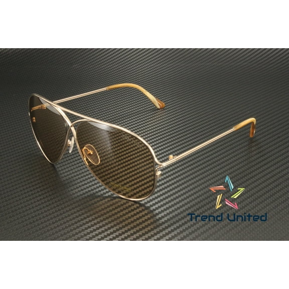 Tom Ford FT0488 P 28E Titanium Shiny Rose Gold Brown 59 mm Men's Sunglasses