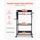 thumbnail image 5 of VEVOR - Carrito organizador de herramientas de 4 niveles con ruedas, 150 lb, para taller, 5 of 9