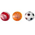 thumbnail image 5 of Dog Dental Lighted TPR Rubber Translucent Sports Themed 3 inch Canine Ball Fun (Full Set - All 3 Balls), 5 of 6
