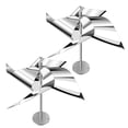 thumbnail image 1 of Reflective Wind Powered Bird Deterrent Spinners for Garden Rooftop-2pcs-, 1 of 5