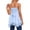 0511liLight Blue, variant on Womens Spaghetti Strap Camisole Trendy Sleeveless Loose Tank Tops Summer Ruffle Hem Double Layer Going out Cami Tops Tees Shirts 0511liRed S