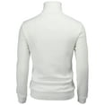 thumbnail image 3 of H2H Men's Slim Fit Turtleneck Basic Knit Sweater with buttons OFFWHITE US M/Asia L (CMTTL091), 3 of 5