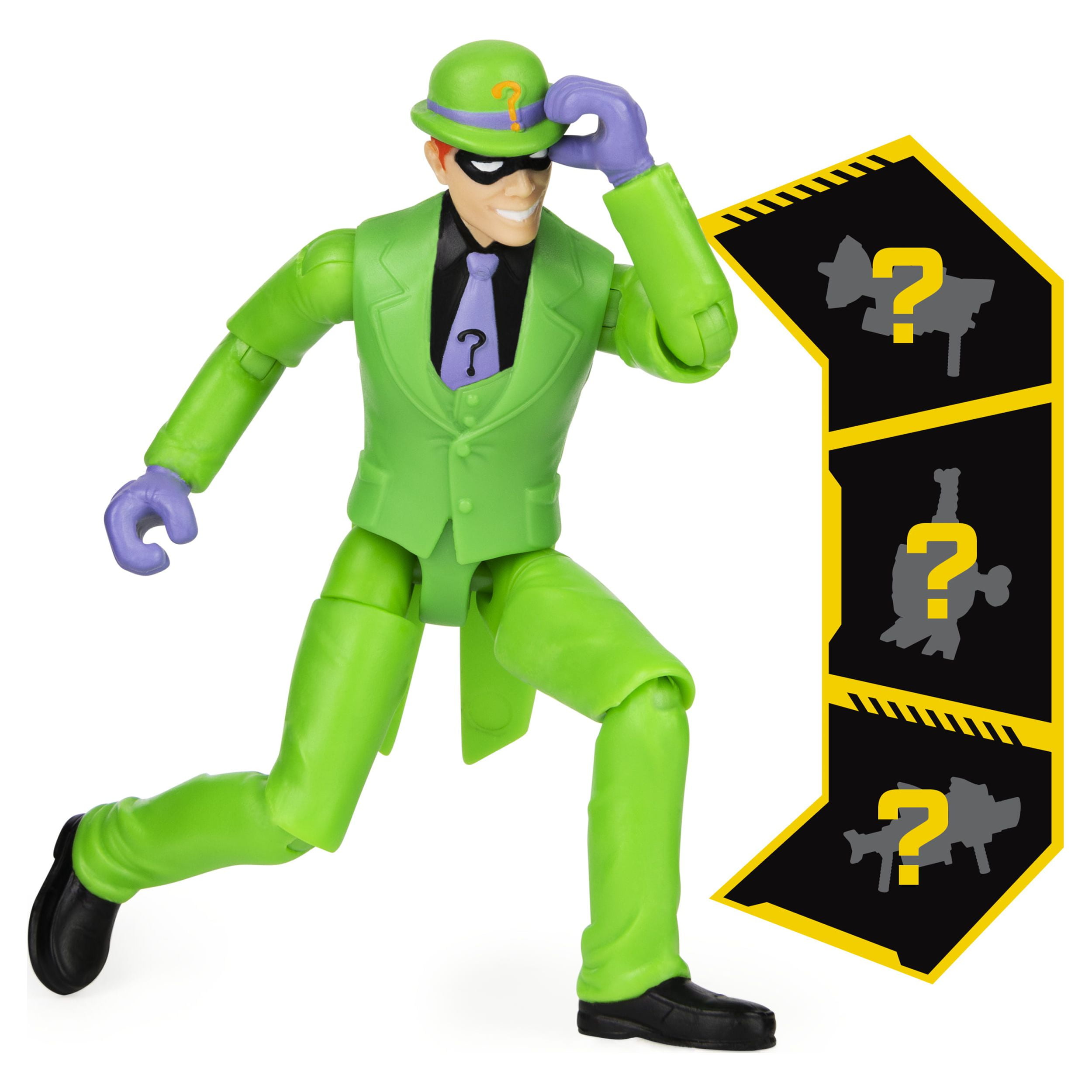 DC Comics 4-inch Detailed Batman & Riddler Action Figures DC Comics 4-inch Detailed Batman & Riddler Action Figures