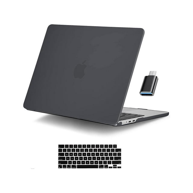 For MacBook Air 15 inch Case 2023 A2941 M2 Chip with Liquid Retina Display Touch ID,Ultra Thin Plastic Hard Shell Cover with Keyboard Skin & Type C Adapter