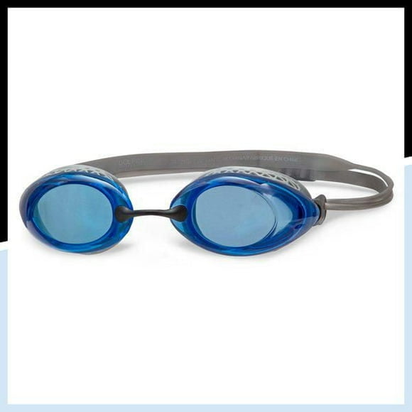 Dolfino Pro Launch Adult Swim Goggle - Blue/Silver