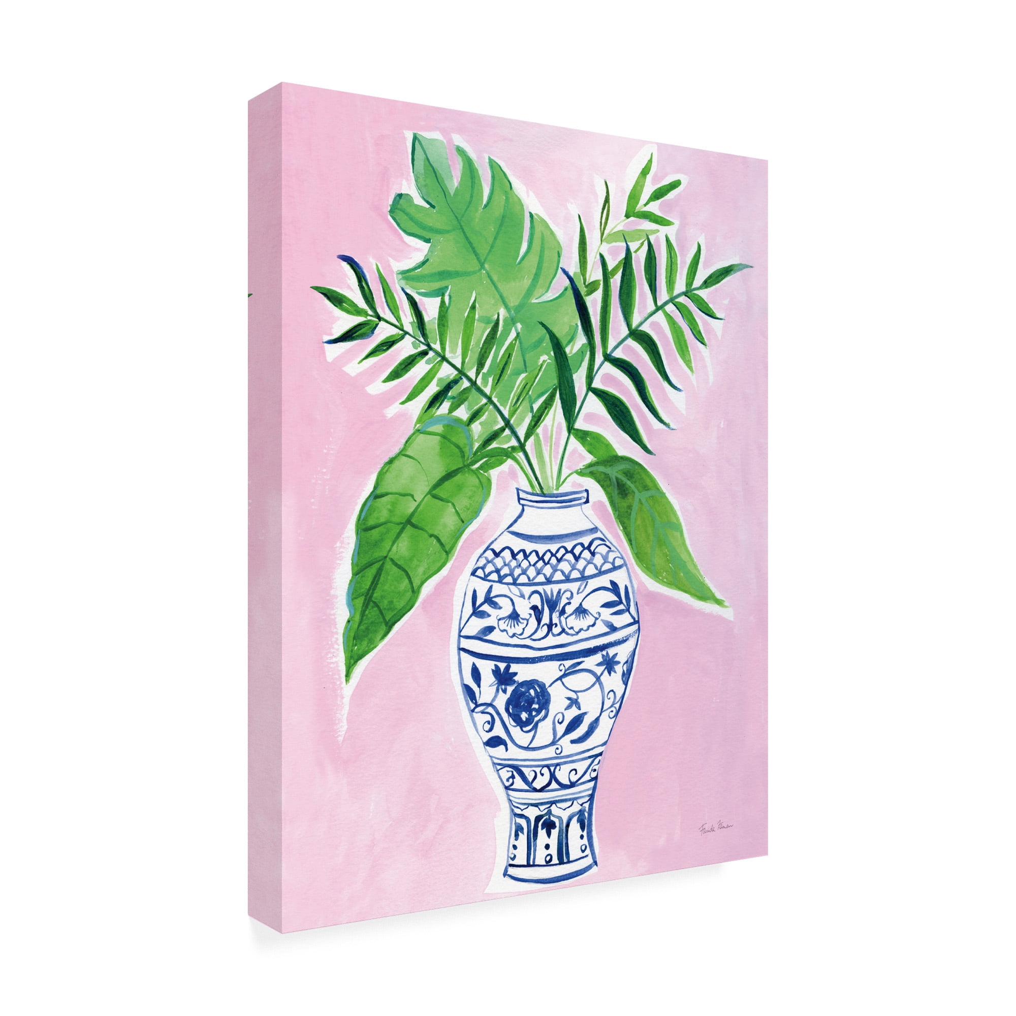 Trademark Fine Art 'Elegant Chinoiserie I Crop' Canvas Art by Farida Zaman