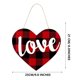 thumbnail image 3 of Decoración de pared de corazón de madera | Letrero colgante de San Valentín para la decoración del hogar | Decoraciones colgantes rústicas de madera para la puerta, la sala de estar o fiestas, 3 of 9