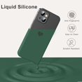 thumbnail image 3 of HSHDLDF iPhone 14 Case Phone Case iPhone 14 Slim Silicone Soft Rubber Gel Shockproof Protective Hard Bumper Drop Protection Girls Women Boys Men Cute iPhone 14 Cover Dark Green Des, 3 of 7