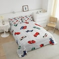 YST Race Car Comforter Set Speed Sports Car Bedding Set Racing Car