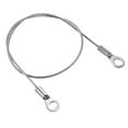 thumbnail image 1 of Unique Bargains 1.5mmx30cm Stainless Steel Lanyard Cable Eyelets Ended Wire Rope 10 Pack, 1 of 5