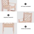 thumbnail image 3 of Shisuyan Light Yellow Miniature Chair Model for Decoration with Exquisite Details Synthetic Material Photo Props Small Size, 3 of 8