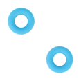 thumbnail image 2 of Sonducket Hand Silicone Round Fitness Hand Trainer Anillo de entrenamiento muscular portátil antideslizante, azul Type2 NO2, 2 of 6