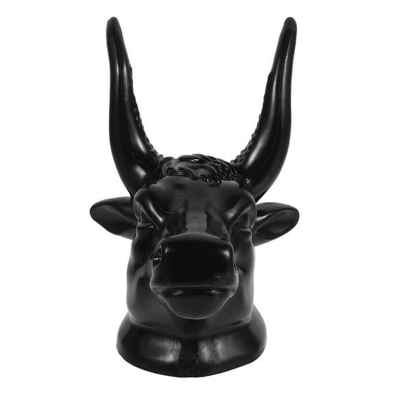 Bull-Shaped Guitar Wall Mount for Electric Guitars Ukuleles Violins Black ABS Metal Multi-Functional