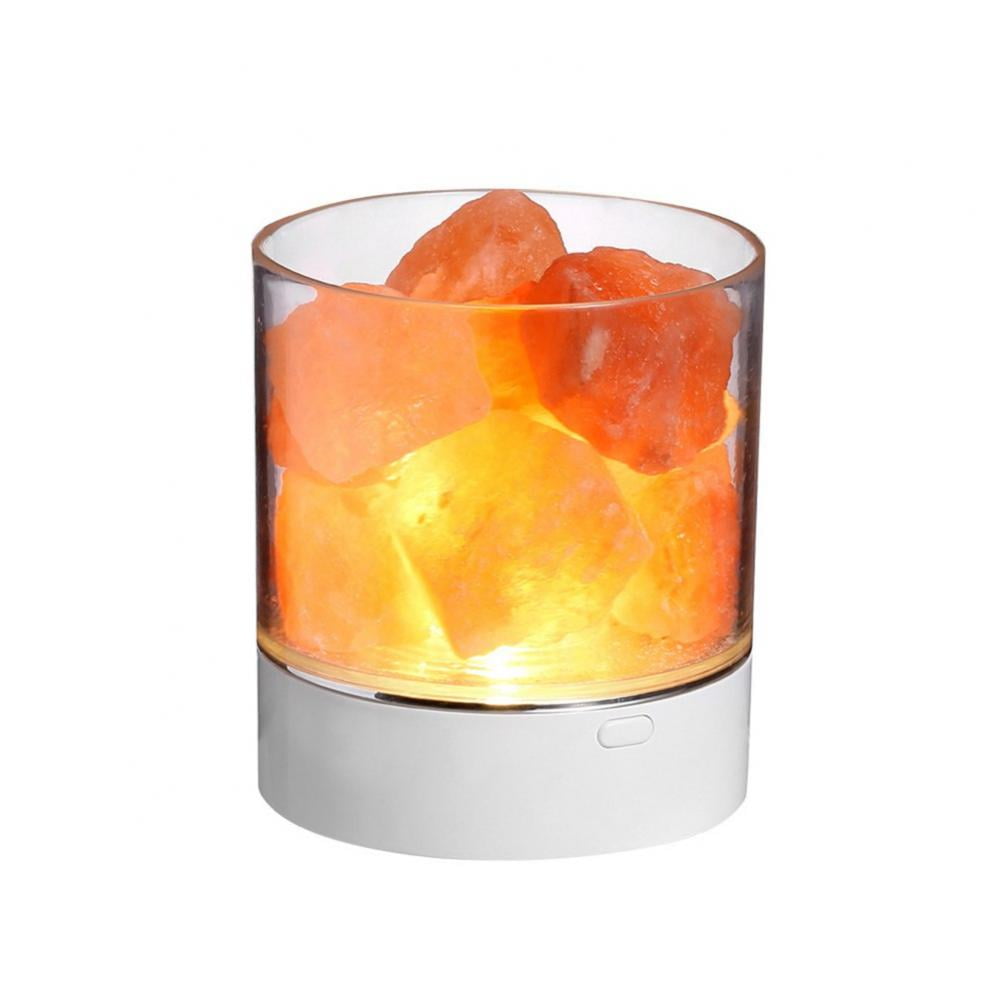 Pure Himalayan Salt lamp Diffuser,2in1 Salt Lamp and Ultrasonic