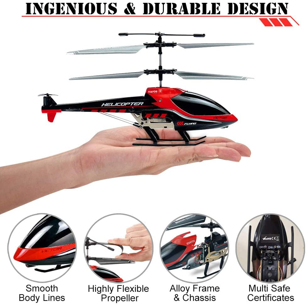 3.5 Channel Remote Control Helicopter Military RC Helicopter Mini Drone w/ Gyro 