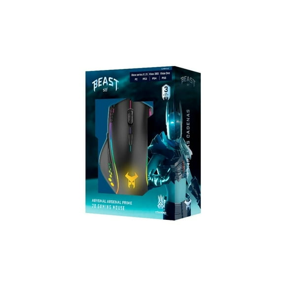 Mouse Gamer STF Abysmal Arsenal Prime Negro