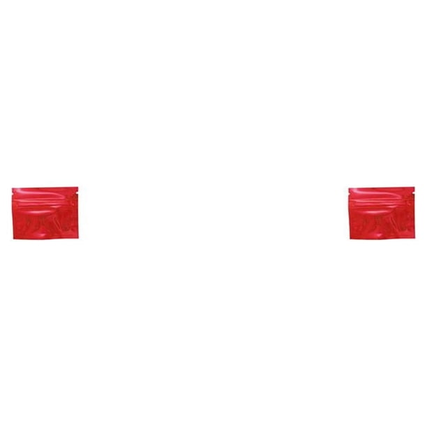 Bolsa de Papel de aluminio Wosthever 100 piezas contenedores de muestra para el hogar sellado de bolsas Ziplock Type7 NO7