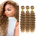 thumbnail image 1 of Hair Bundles Biliisyff Color Rubio Miel 27 Deep Wave 3x, 1 of 7