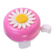 Kids Bike Bell with Streamers Set, Cute Flower Bicycle Bell for Girls, Handlebar Tassels Ribbon, Loud Ring Horn, Fits 20–25mm Handlebars