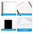 thumbnail image 4 of Notebook, 8.5x11, Aligned, Black, 4 of 8