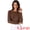 Coffee, variant on Women's Boat Neck Long Sleeve Ribbed Sweaters XL Coffee
