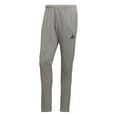 thumbnail image 5 of Men's adidas AEROREADY Game and Go Tapered Pants Color: Medium Gray Heather Size: S, 5 of 5