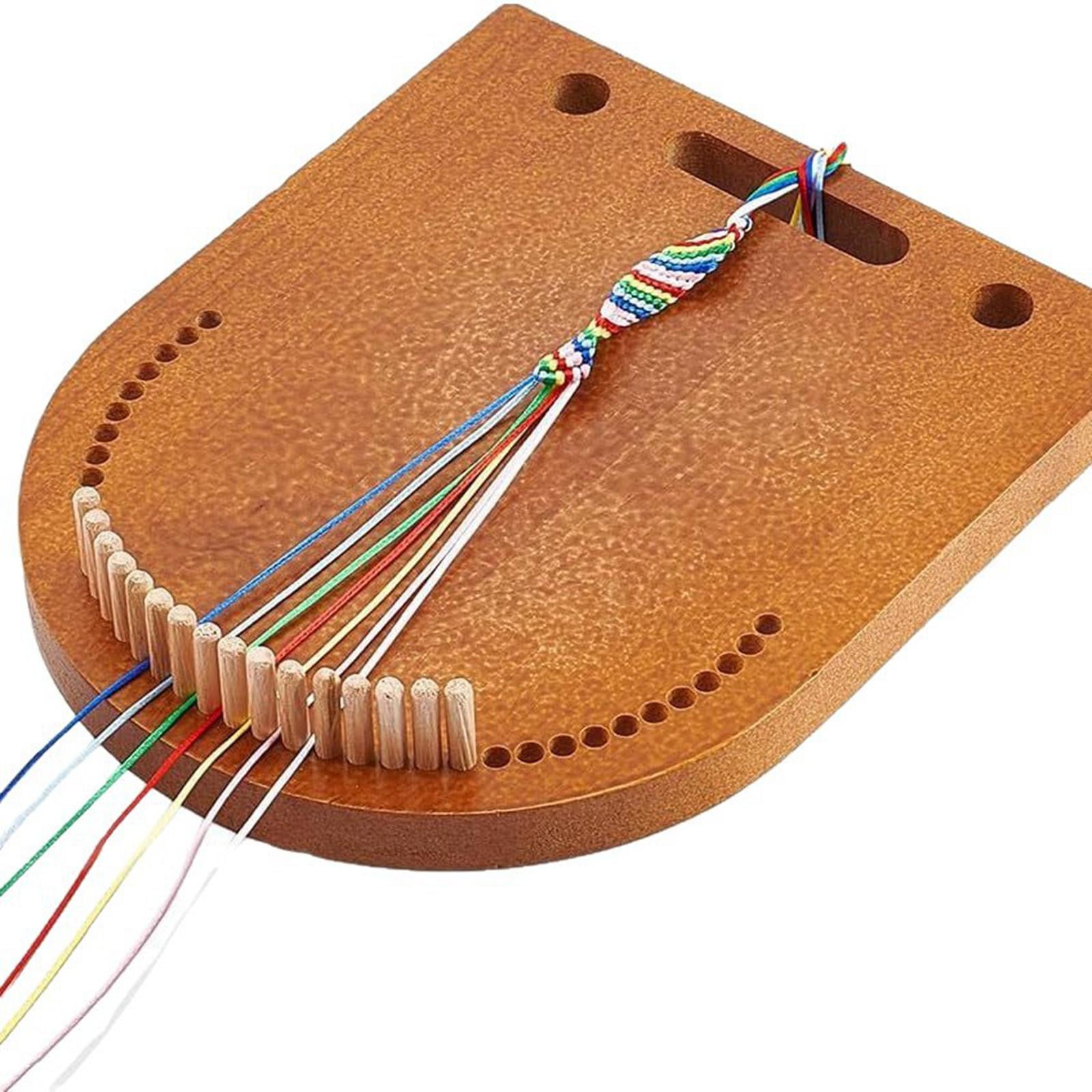 Milageto Wood Bracelet Maker Bracelet Making Kit Wristband Maker Braiding Tool for Bangle