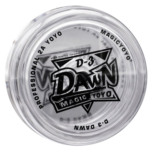 Riousery Magic Yoyo Crystal Yoyo para Niños y Adultos Blanco Transparente