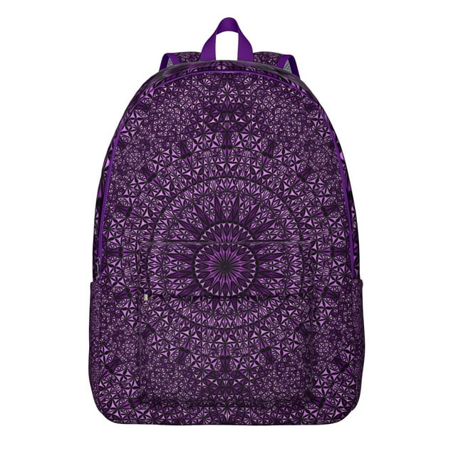 Boho Tribal Backpack, Spacious and Waterproof Featuring Mandala Spiritual and Zen Designs