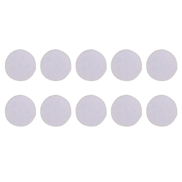 Qarigey 20 piezas de almohadilla de tela redonda DIY artesanía hecha a mano parche básico Color sólido Manual ropa accesorios de joyería Ropa, zapatos y accesorios Miscelánea Blanco 4cm Qarigey AP015634-09