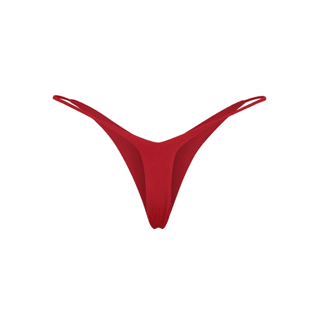 Fulorrnie Underwear for Women Breathable G String Comfort Seamless Panty Thong Hipster Ventilated Panties  RD1  L