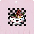 thumbnail image 4 of Inktastic Ramen Lover Checkered Girls Toddler Dress, 4 of 5