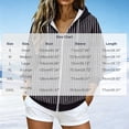 thumbnail image 3 of Kinrui Womens Zip Up Striped Hoodies Casual Long Sleeve Thin Fleece Lined Sweatshirts Fall Winter Track Jackets with Pockets XL, 3 of 6
