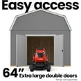 thumbnail image 2 of Handy Home Products Hudson 12 ft. x 24 ft. Wood Storage Shed, 2 of 8