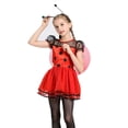 thumbnail image 6 of Fairy Dot Girls Cosplay Dress Fancy Halloween Insect Party Dress up, 6 of 6