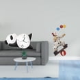 thumbnail image 2 of Reloj De Pared Moderno Y Bonito Con Forma De Panda Y Payaso, Escultura Práctica Y Resistente, Decoración Para El Hogar, Mesa De Sala De Estar, Centro De Mesa, Armario, Comedor, Regalo, 2 of 8