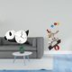 thumbnail image 2 of Escultura de reloj de pared con diseño de panda, moderna y práctica, resistente, para decoración del hogar, para sala de estar, mesa, centro de, 2 of 8