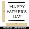 thumbnail image 2 of Happy Father's Day Handsome Text Self-Inking Rubber Stamp Ink Stamper - Purple Ink - Small 1 Inch, 2 of 7