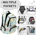 thumbnail image 7 of Pzuqiu Cute Cartoon Dragon Kids Backpack 17 Inch Lightweight School Bookbag with Multi Pockets Breathable Comfortable Daypack for Boys Girls Ages 6-12 Travel Rucksack, 7 of 7